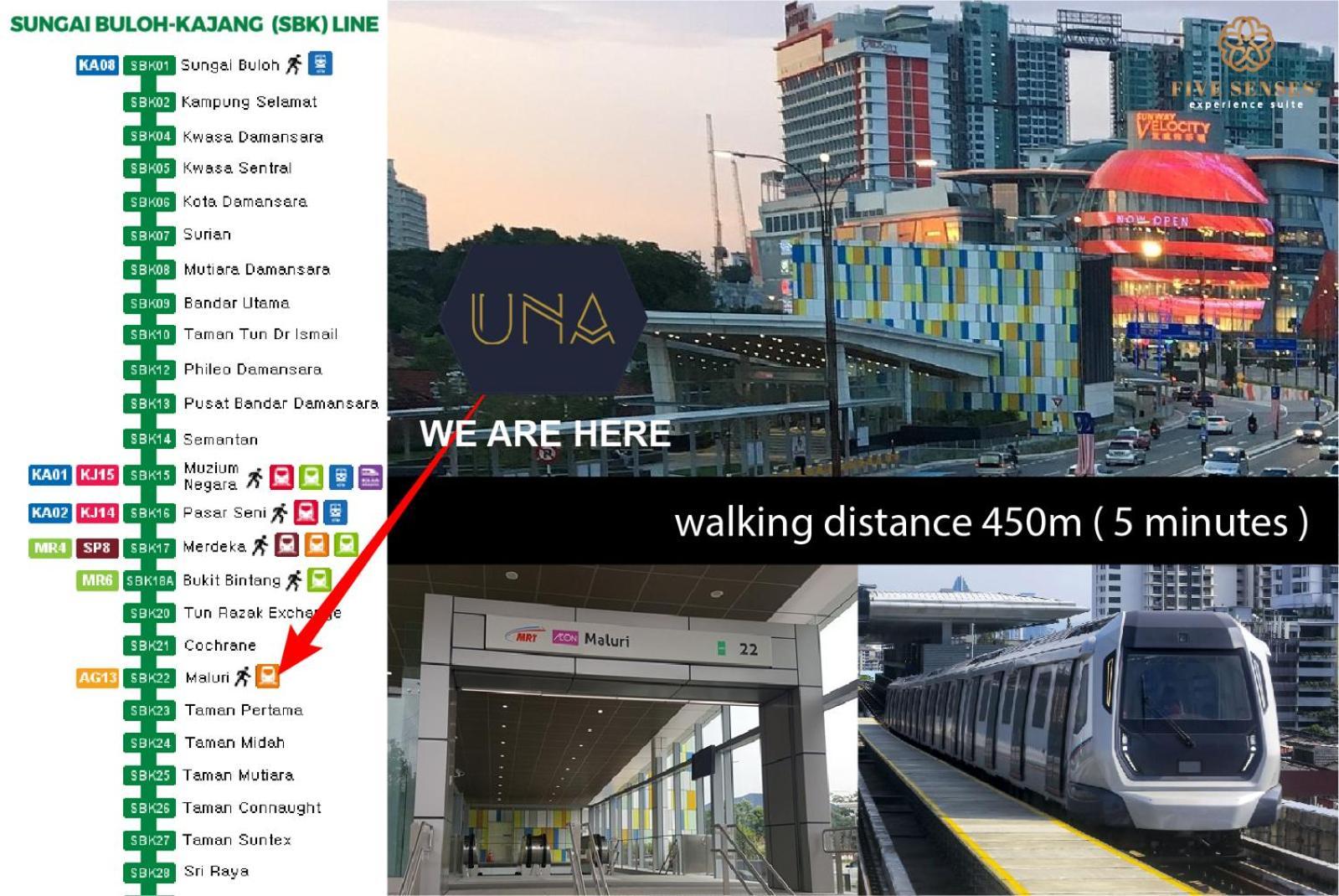Una Serviced Apartment, Sunway Velocity Kuala Lumpur Esterno foto